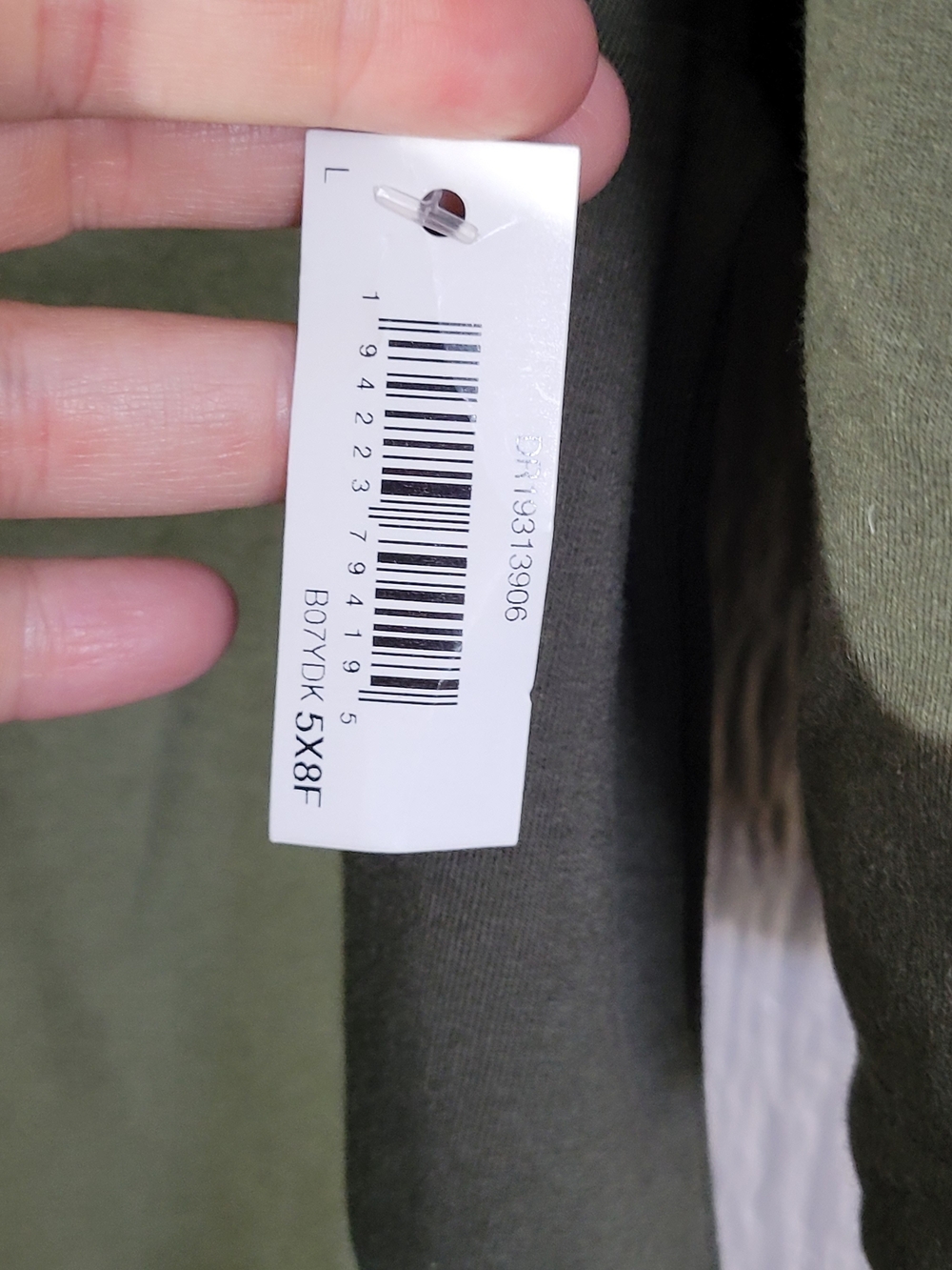Daily Ritual Olive Green Tee Dress - Picture 3 of 6
